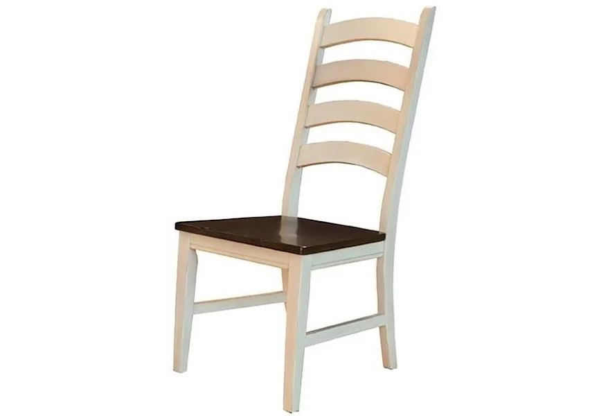 Toluca Ladderback Side Chair by AAmerica at Esprit Decor Home Furnishings